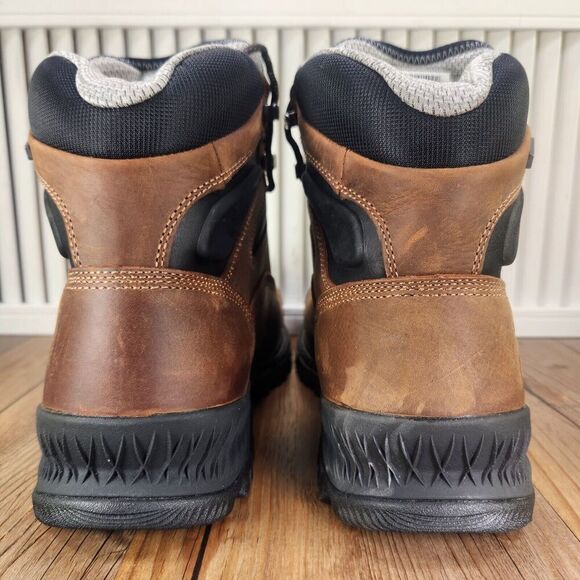 Georgia Boot GB00284 6" Rumbler Mens 9 Wide Brown Waterproof Comp Toe Work Boots - Picture 5 of 13